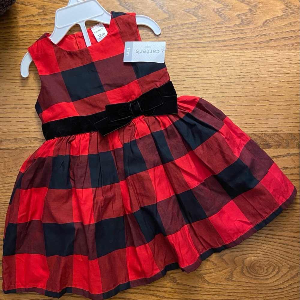 Carter’s 12m Buffalo Check Dress